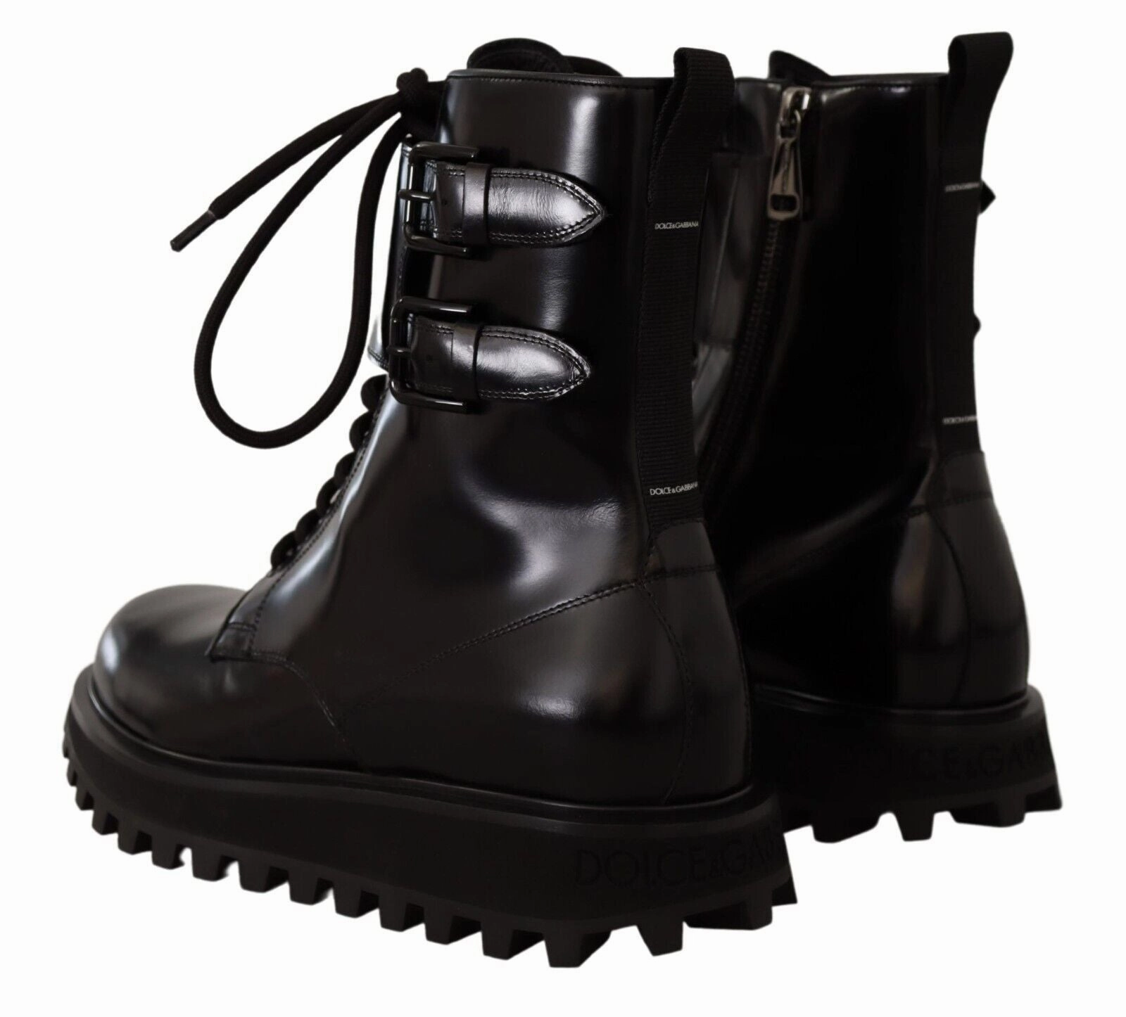 Dolce & Gabbana Elegant Leather Ankle Men's Boots