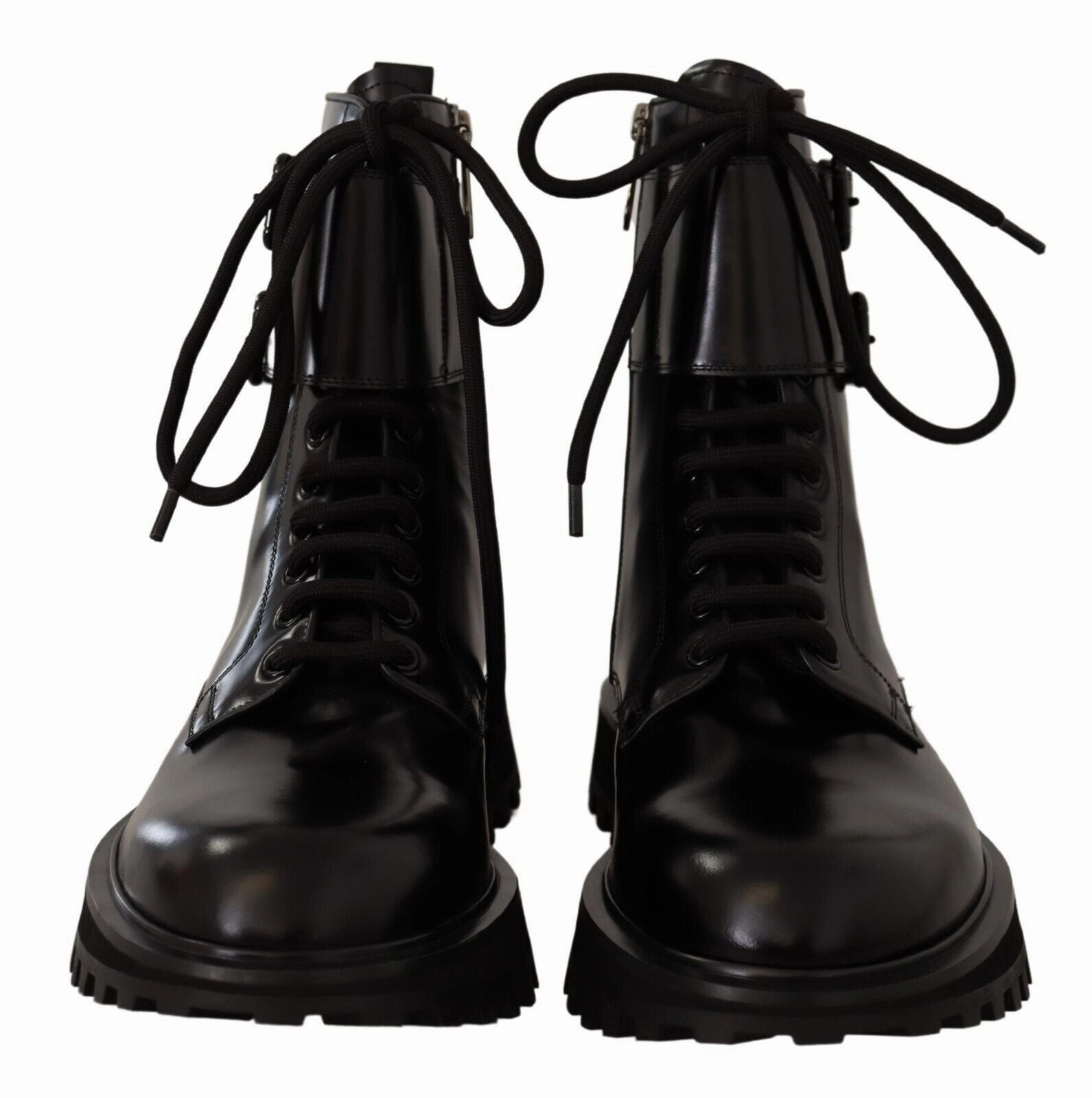 Dolce & Gabbana Elegant Leather Ankle Men's Boots
