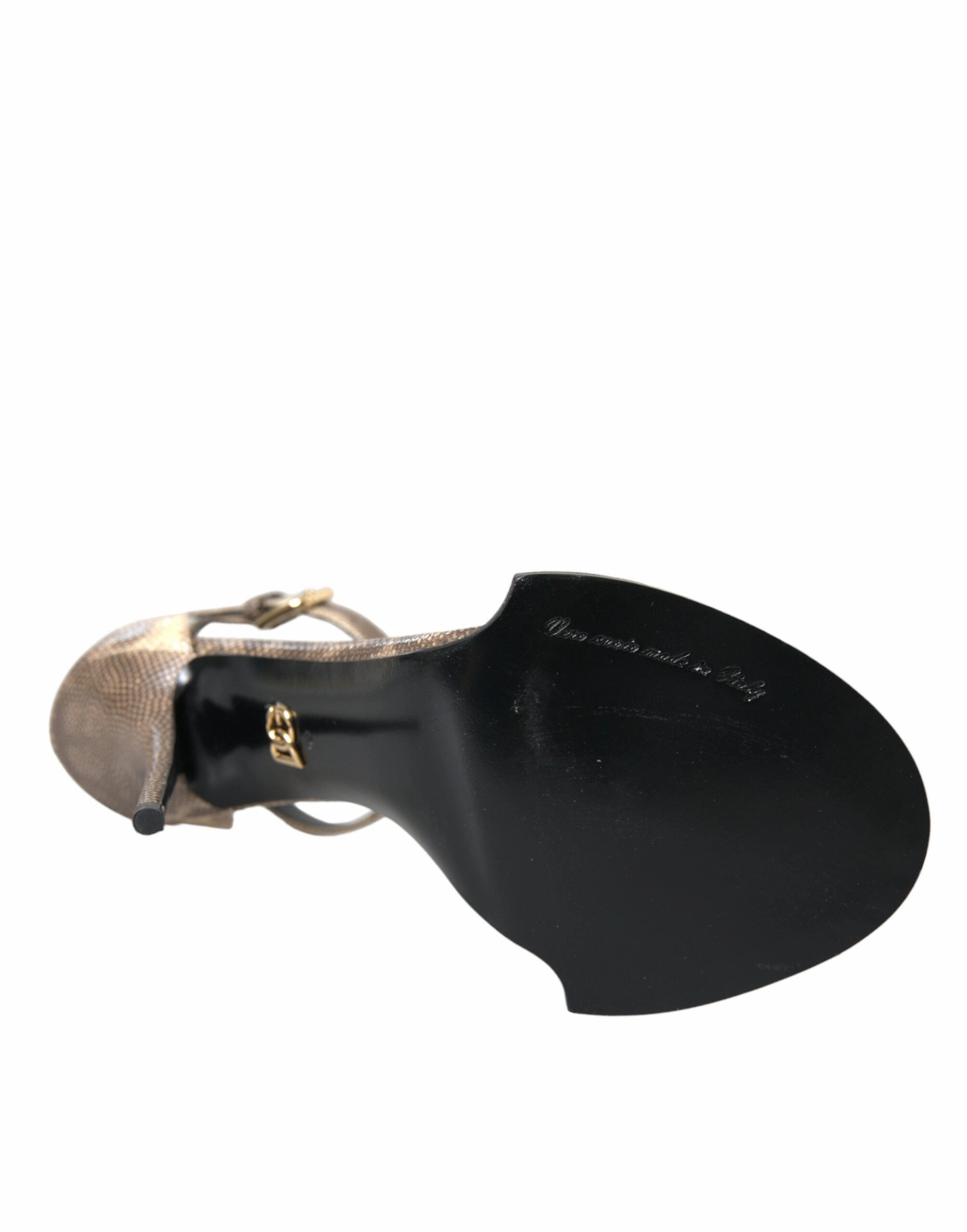 Dolce & Gabbana Exotic Leather Crystal Sandals Women's Shoes