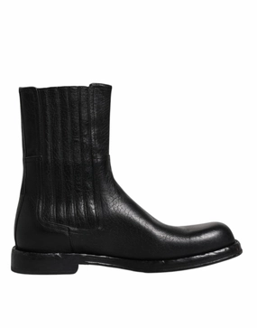 Dolce & Gabbana Horse Leather Mid Calf Boots Men's Shoes Buy Mens Chukkas online shop