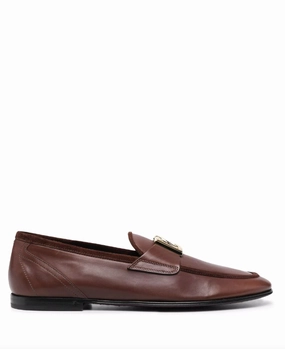 Dolce & Gabbana interlocking DG-plaque loafers Mens Shoes online flash sale