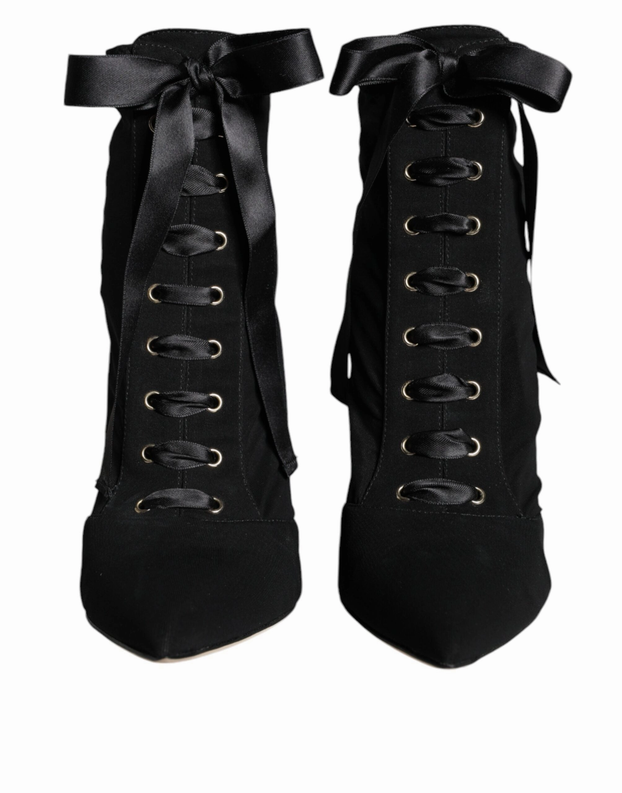 Dolce & Gabbana Jersey Stretch Ankle Booties Women's Shoes