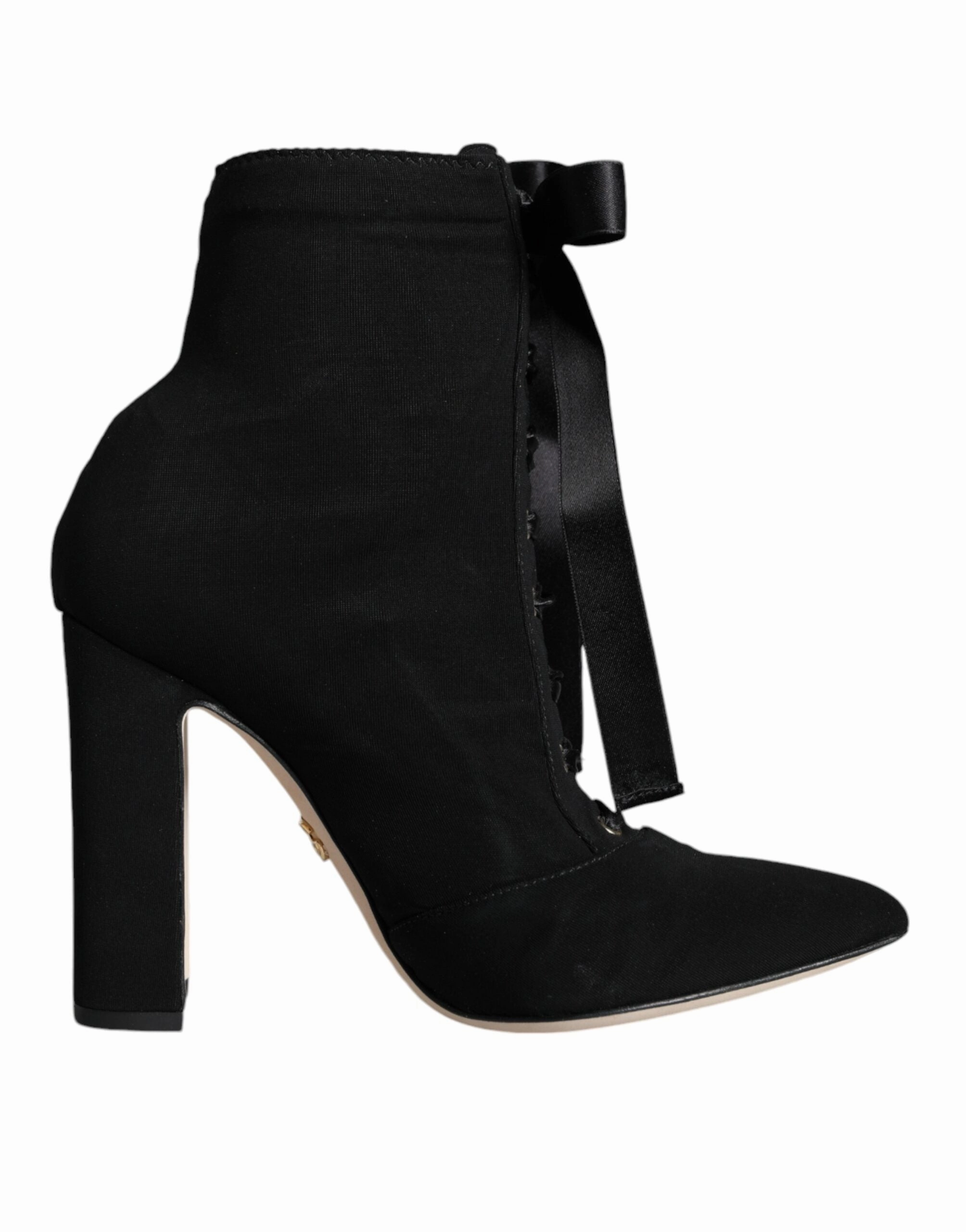 Dolce & Gabbana Jersey Stretch Ankle Booties Women's Shoes Promo on Womens Fashionable Boots