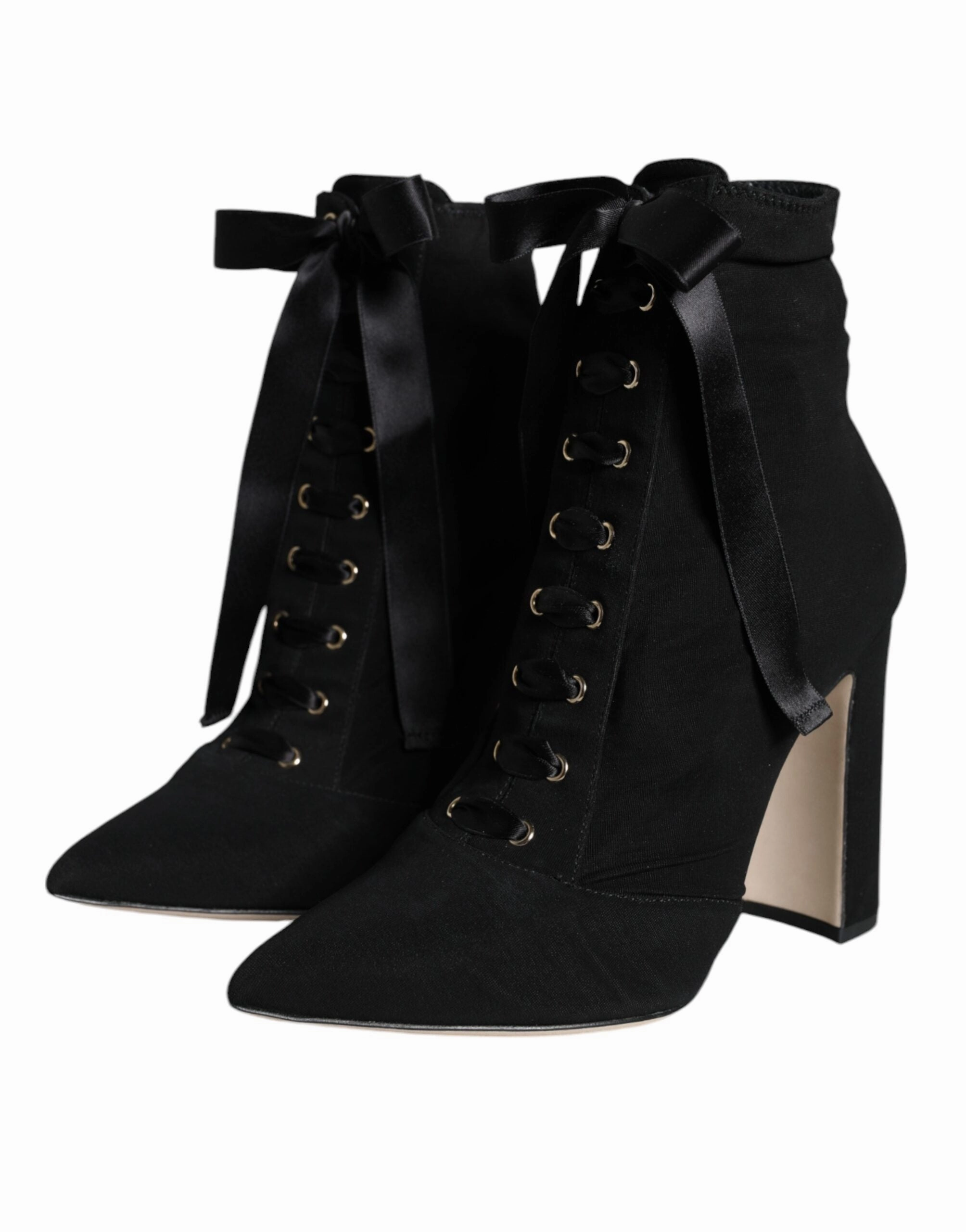 Dolce & Gabbana Jersey Stretch Ankle Booties Women's Shoes
