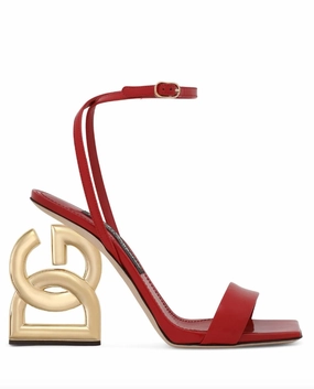 Dolce & Gabbana Keira DG heel sandals Womens Shoes cheap promo