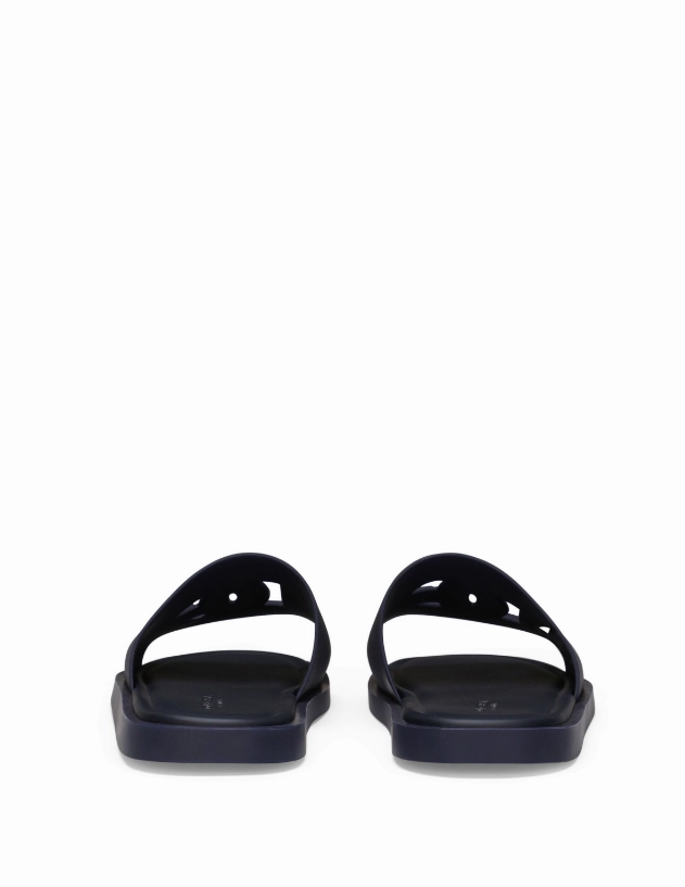 Dolce & Gabbana logo-embossed cut-out slides