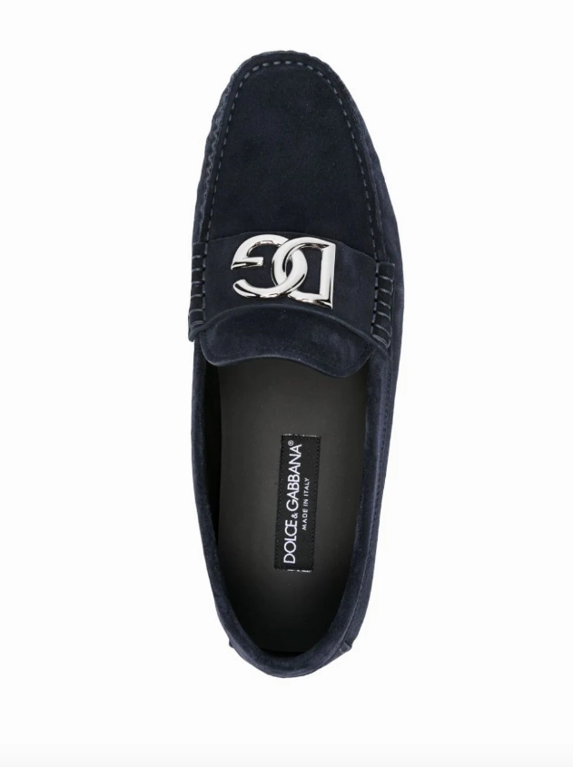 Dolce & Gabbana logo-lettering loafers