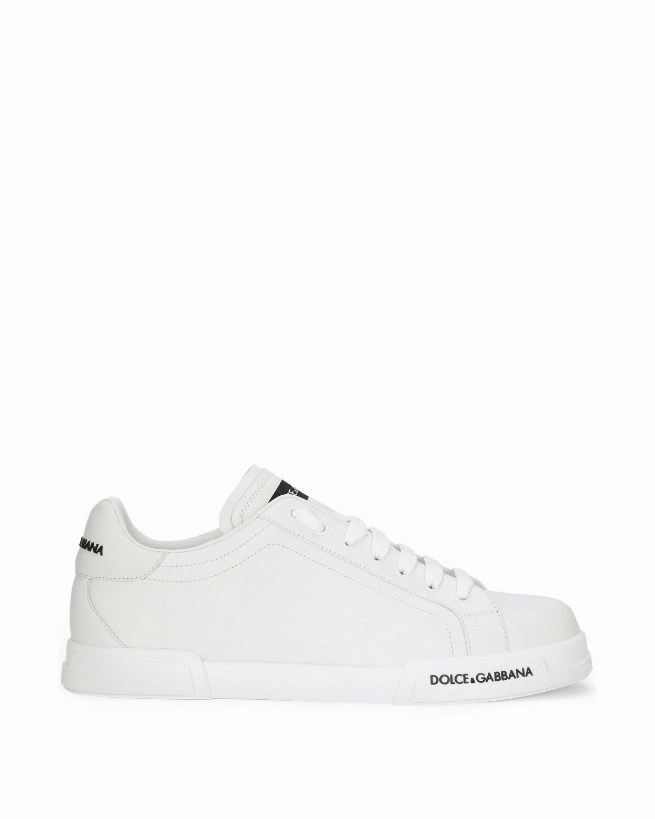 Dolce & Gabbana logo-print low-top sneakers Mens Shoes online flash sale