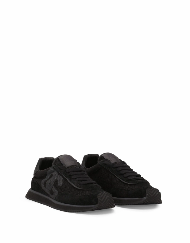 Dolce & Gabbana mixed-material DG cushion sneakers