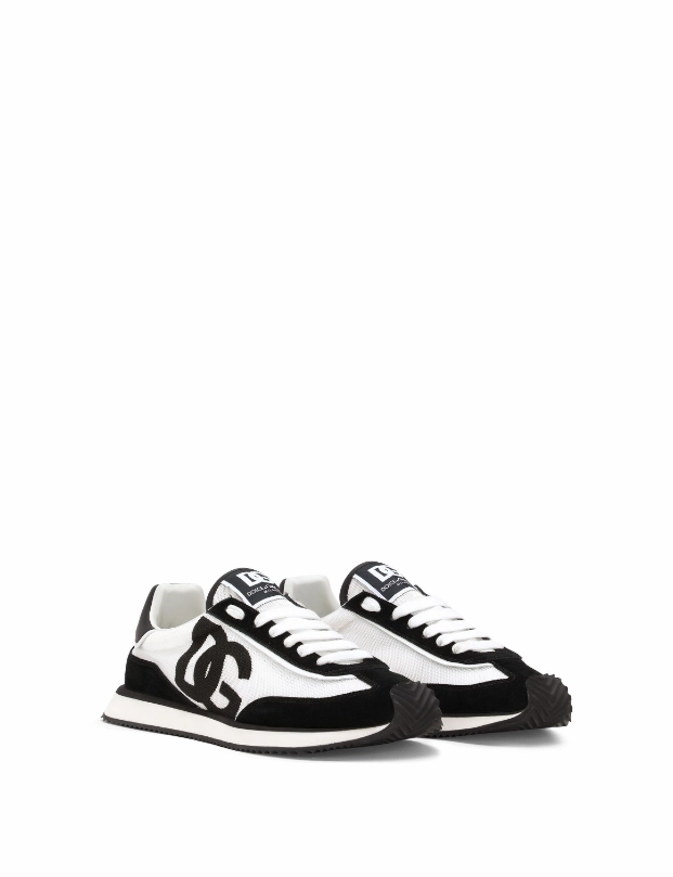 Dolce & Gabbana mixed-material DG cushion sneakers