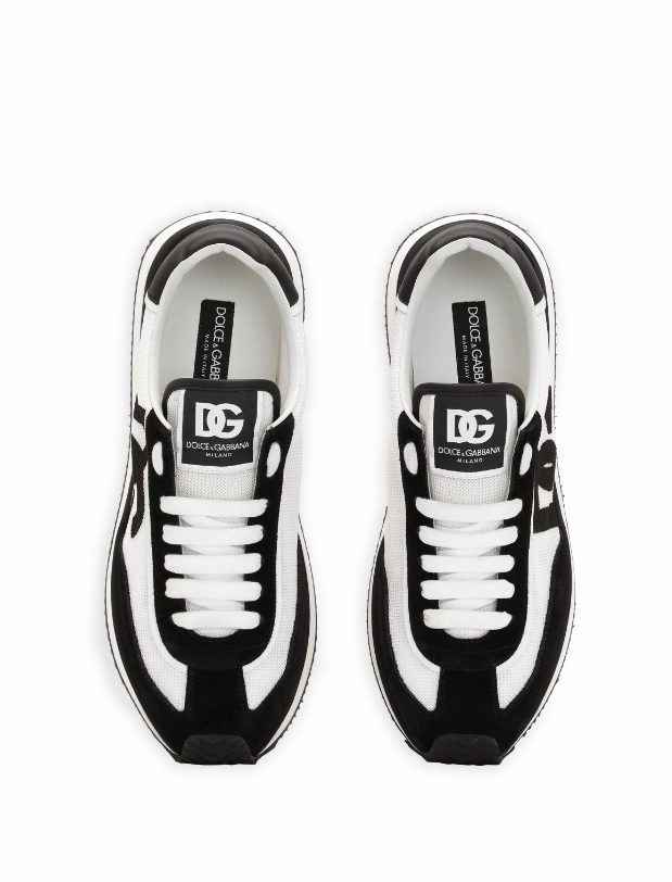 Dolce & Gabbana mixed-material DG cushion sneakers
