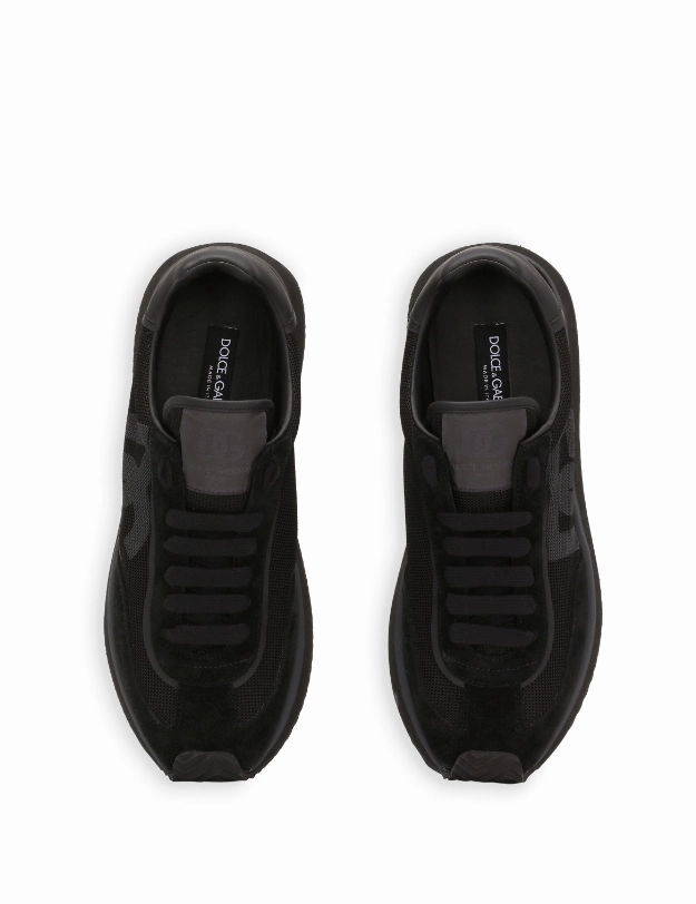 Dolce & Gabbana mixed-material DG cushion sneakers