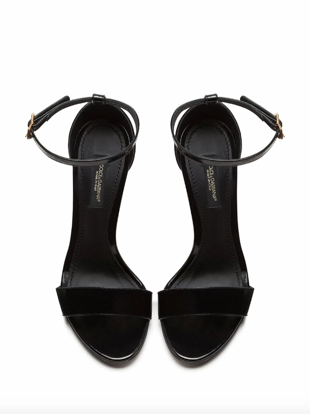 Dolce & Gabbana nappa leather sandals with baroque dg detail