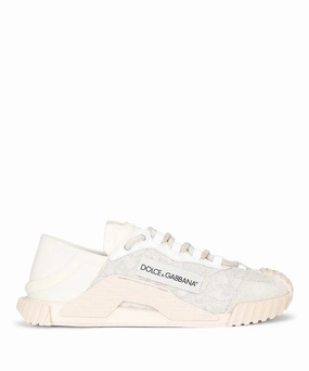 Dolce & Gabbana NS1 lace panelled sneakers Womens Shoes cheap promo