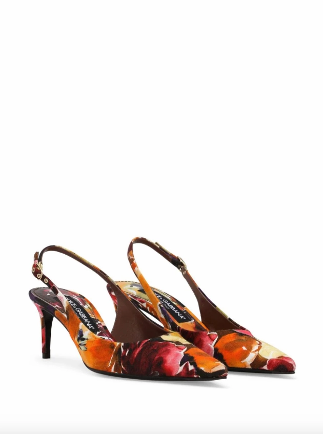 Dolce & Gabbana Patent leather slingbacks