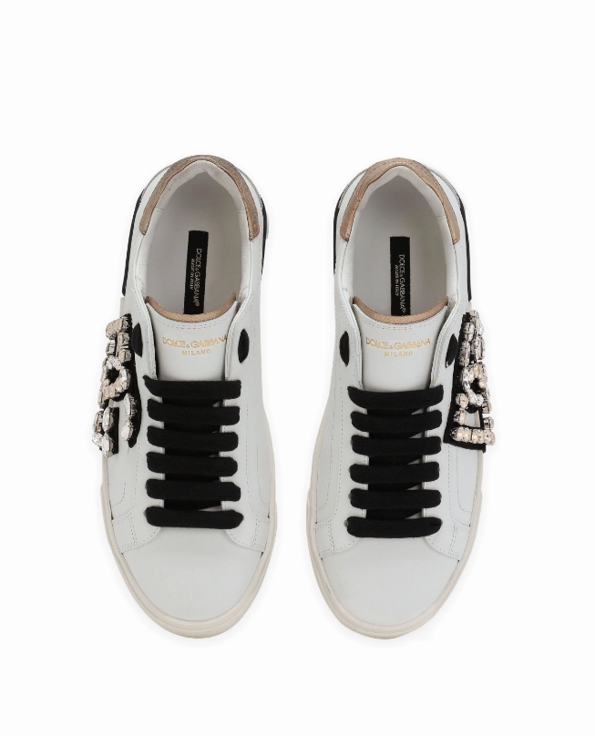 Dolce & Gabbana Portofino Vintage calfskin sneakers