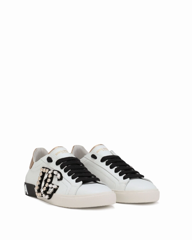 Dolce & Gabbana Portofino Vintage calfskin sneakers