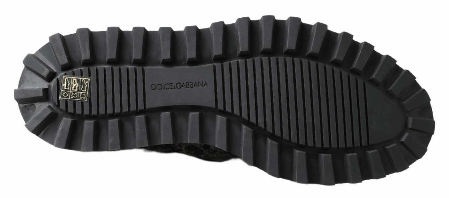 Dolce & Gabbana Sophisticated Two-Tone Derby Men's Shoes