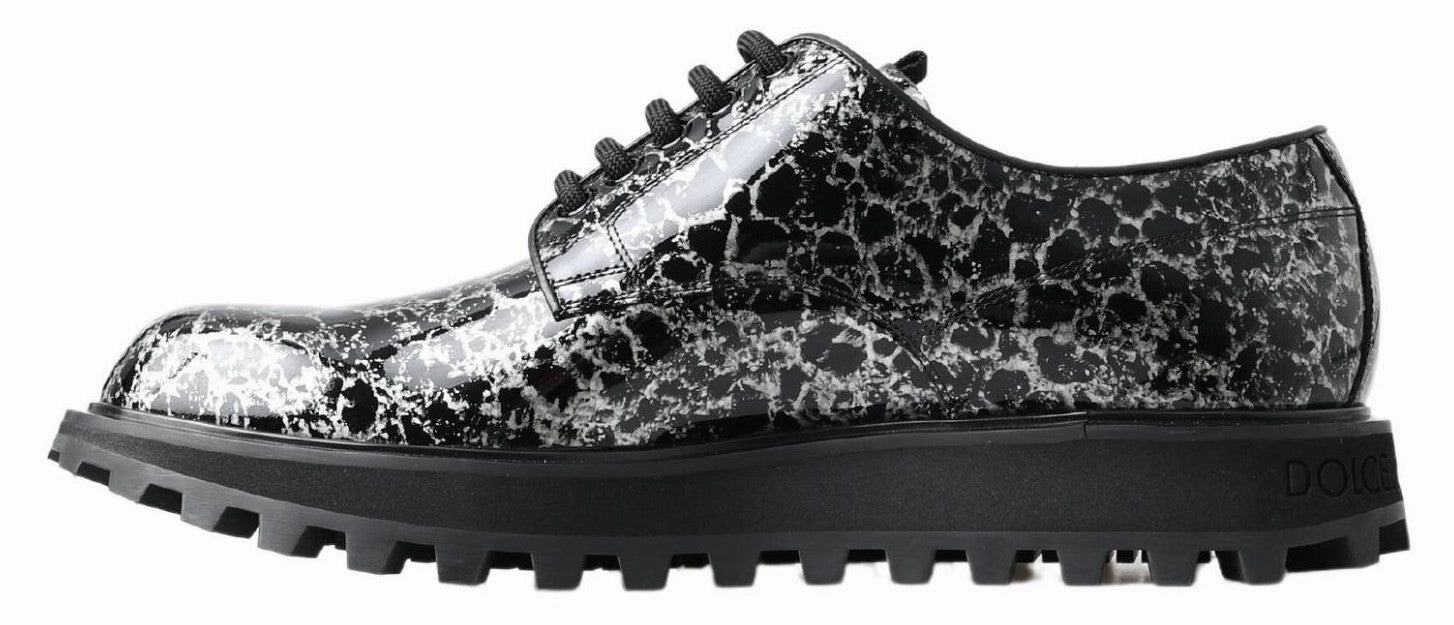 Dolce & Gabbana Sophisticated Two-Tone Derby Men's Shoes