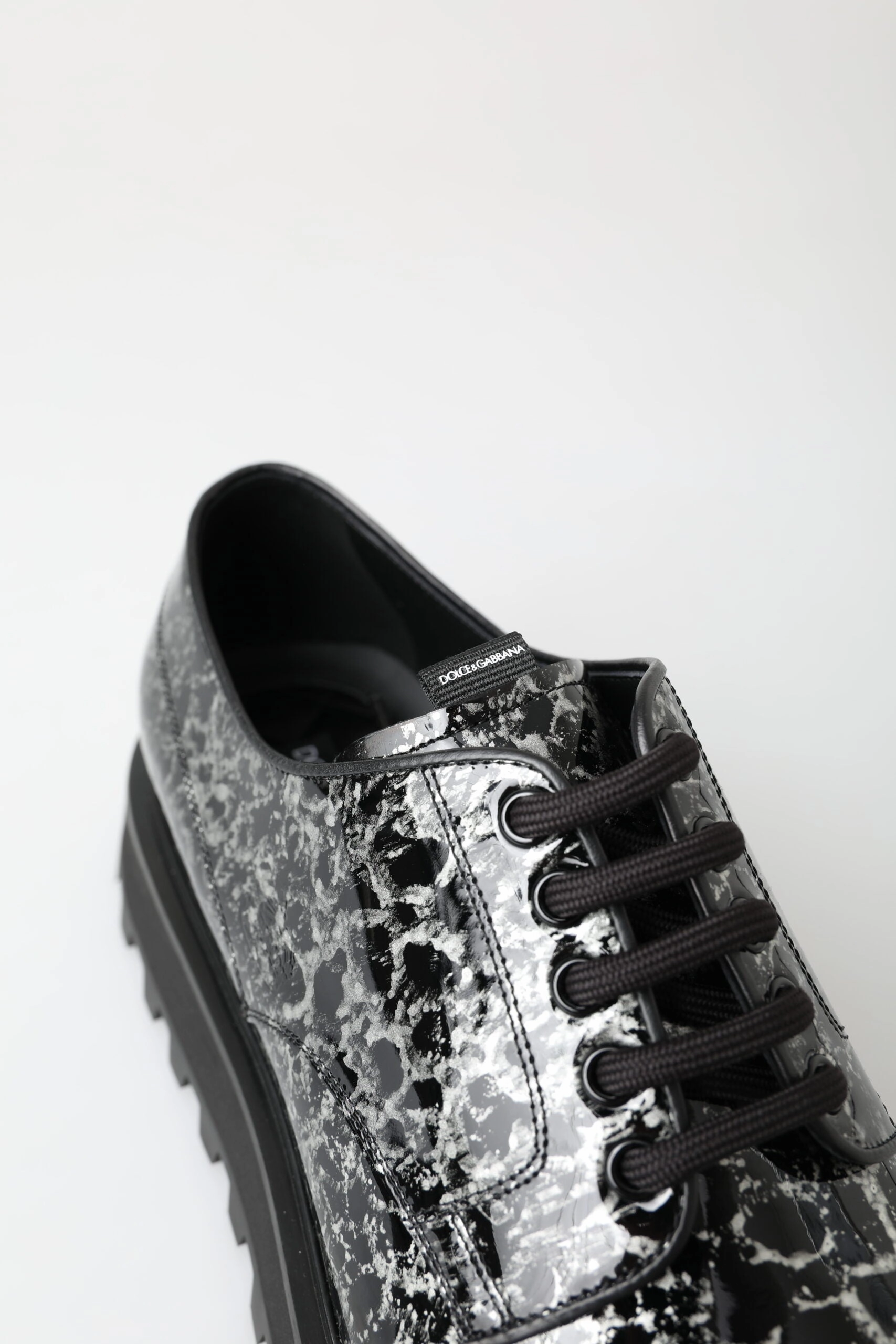 Dolce & Gabbana Sophisticated Two-Tone Derby Men's Shoes