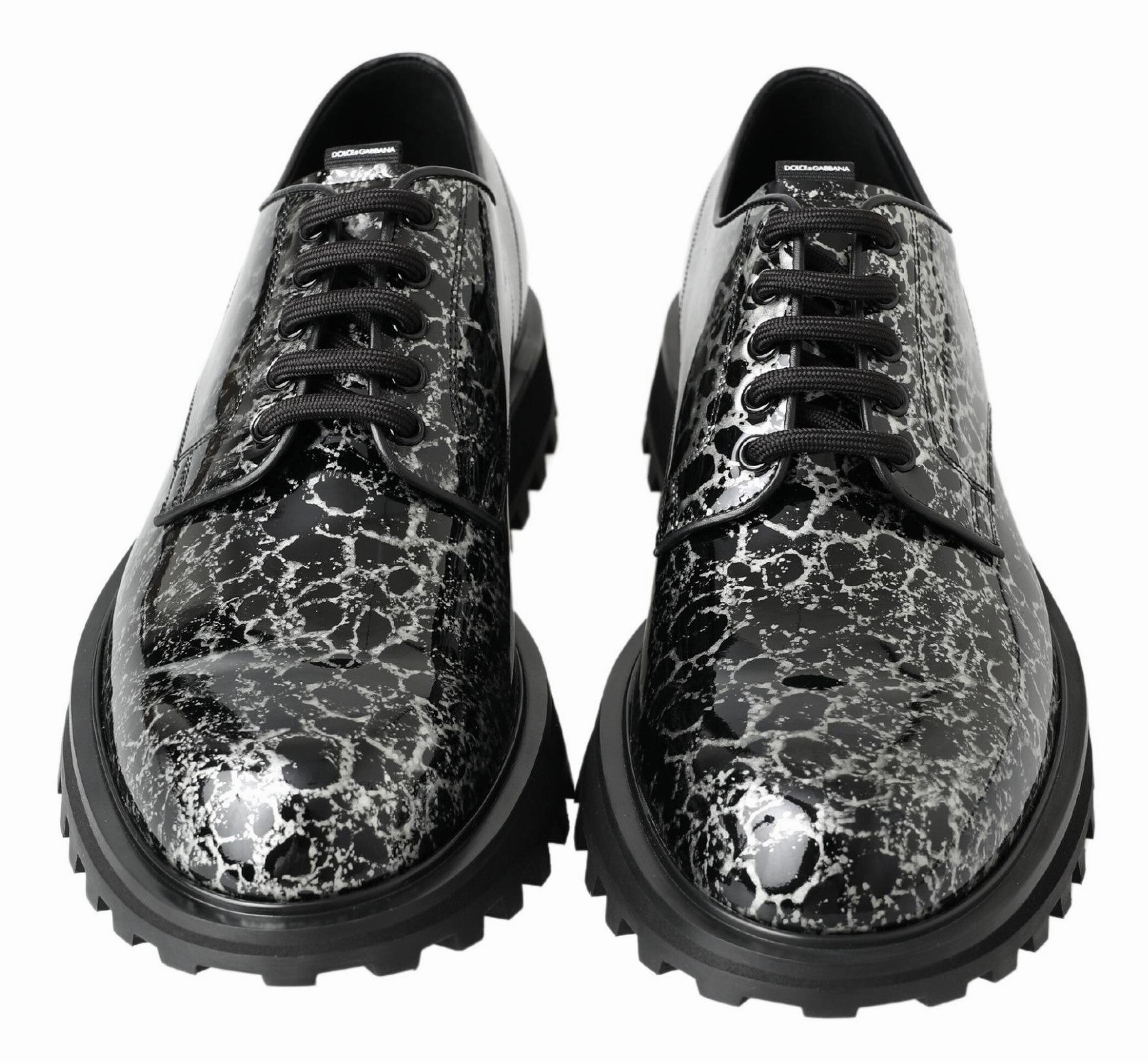 Dolce & Gabbana Sophisticated Two-Tone Derby Men's Shoes
