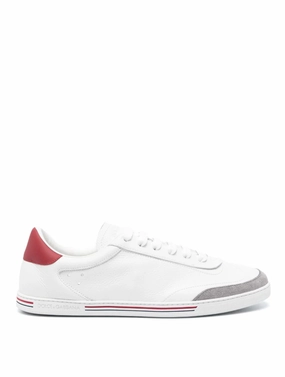 Dolce & Gabbana stripe-detailing leather sneakers Mens Shoes online flash sale