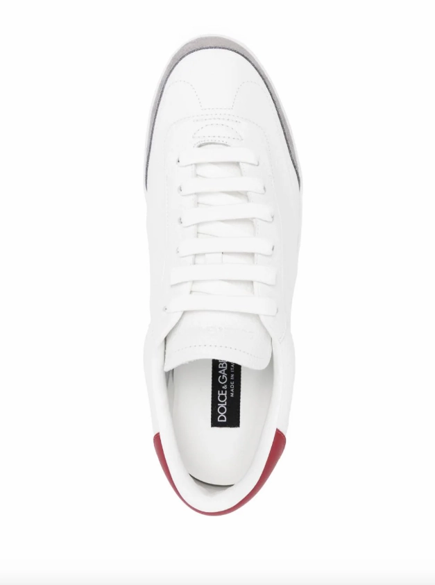 Dolce & Gabbana stripe-detailing leather sneakers