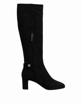 Dolce & Gabbana Suede Leather Knee High Boots Women's Shoes Discount Stylish Womens Boots