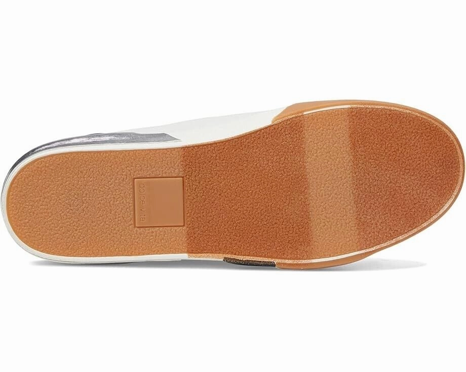 Dolce Vita Zeon Sneaker Women's Size 6 White Black Stella Lifestyle Shoes FZP124 (White,6)