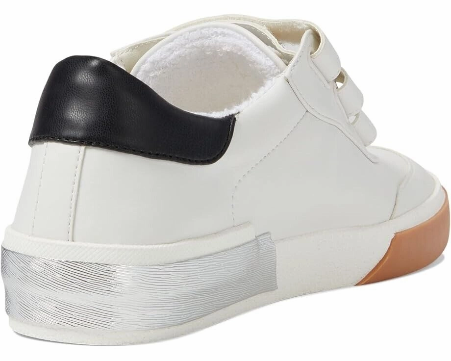 Dolce Vita Zeon Sneaker Women's Size 6 White Black Stella Lifestyle Shoes FZP124 (White,6)