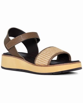 Donald Pliner Kinsley Leather-Trim Sandal Fashion Womens Sandals online shop