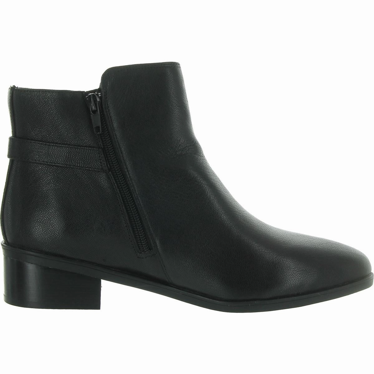 Dora Womens Leather Embellished Ankle Boots