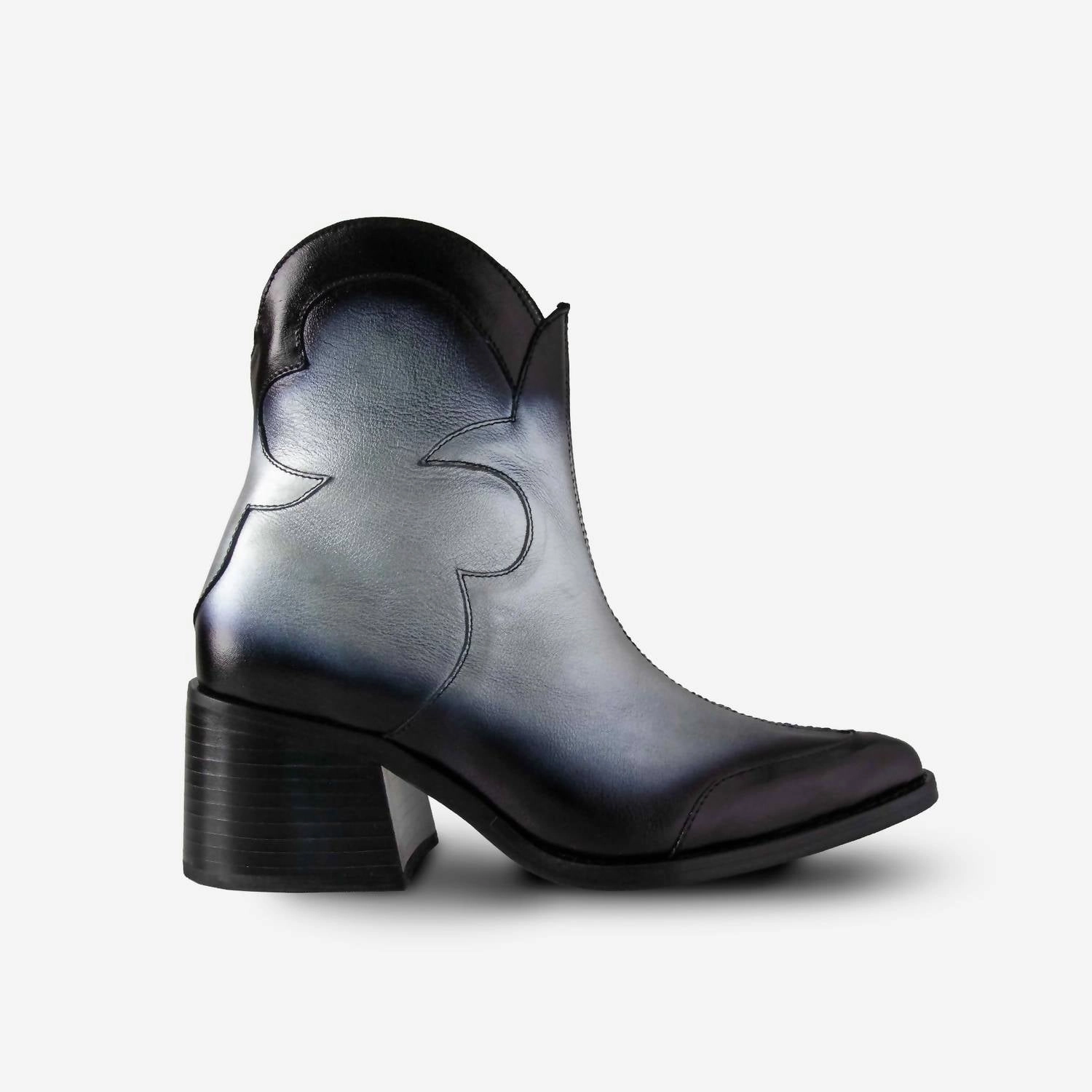 Double Trouble Boots In Silver Womens Boots clearance offers