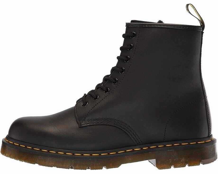 Dr. Martens 1460 11822003-BLK Mens US 9 Black Leather Lace Up Work Boots KHD1532