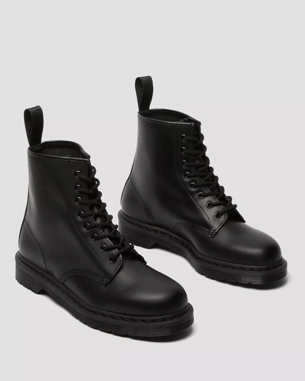Dr. Martens 1460 Mono 14353001 Men's 8 Black Leather Lace-Up Ankle Boots ZOGG143