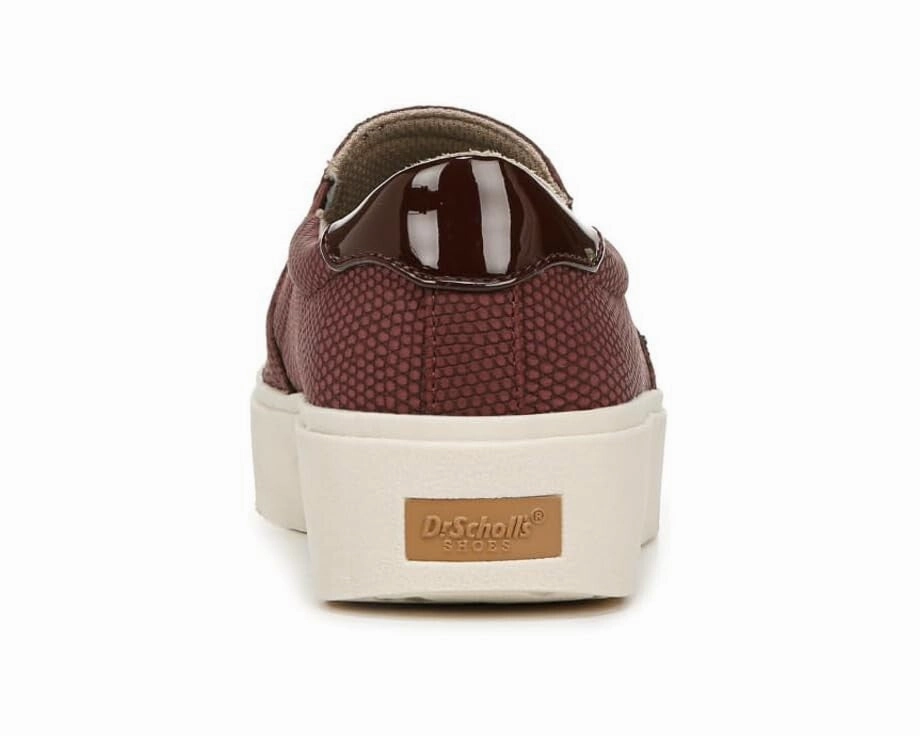 Dr. Scholl's Madison Sneakers Women's 7 Red Slip-On Comfort Casual Shoes TF6672