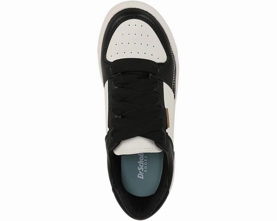 Dr. Scholl's Ollie J0947S3001 Sneakers Women's Black White Low Top Shoes TF4745 (White,10)