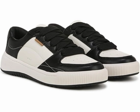Dr. Scholl's Ollie J0947S3001 Sneakers Women's Black White Low Top Shoes TF4745 (White,10) Athletic Shoes for Women discount