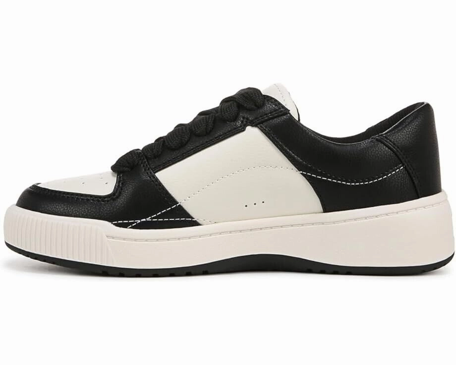 Dr. Scholl's Ollie J0947S3001 Sneakers Women's Black White Low Top Shoes TF4745 (White,10)