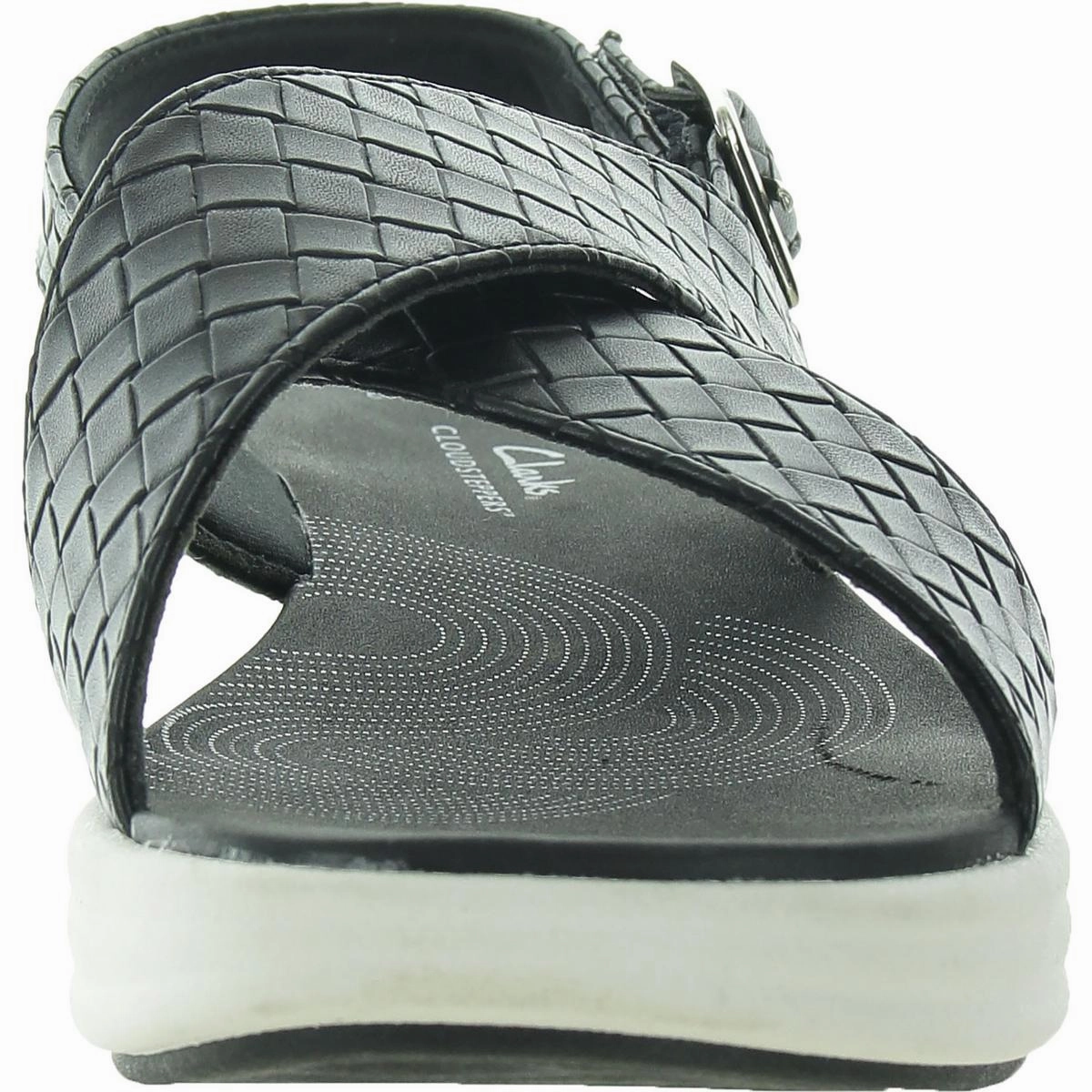 Drift Sun Womens Woven Leather Slingback Sandals