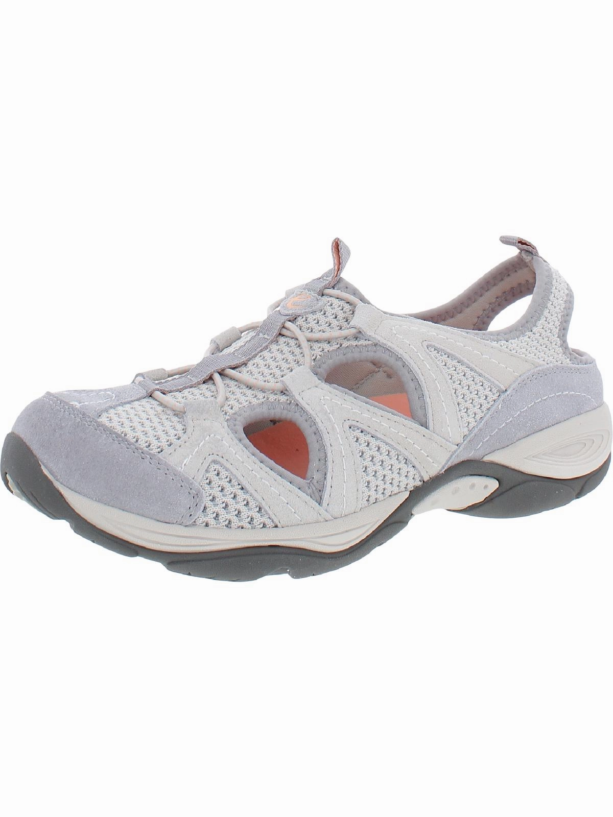 Earthen Womens Suede Mesh Walking Shoes