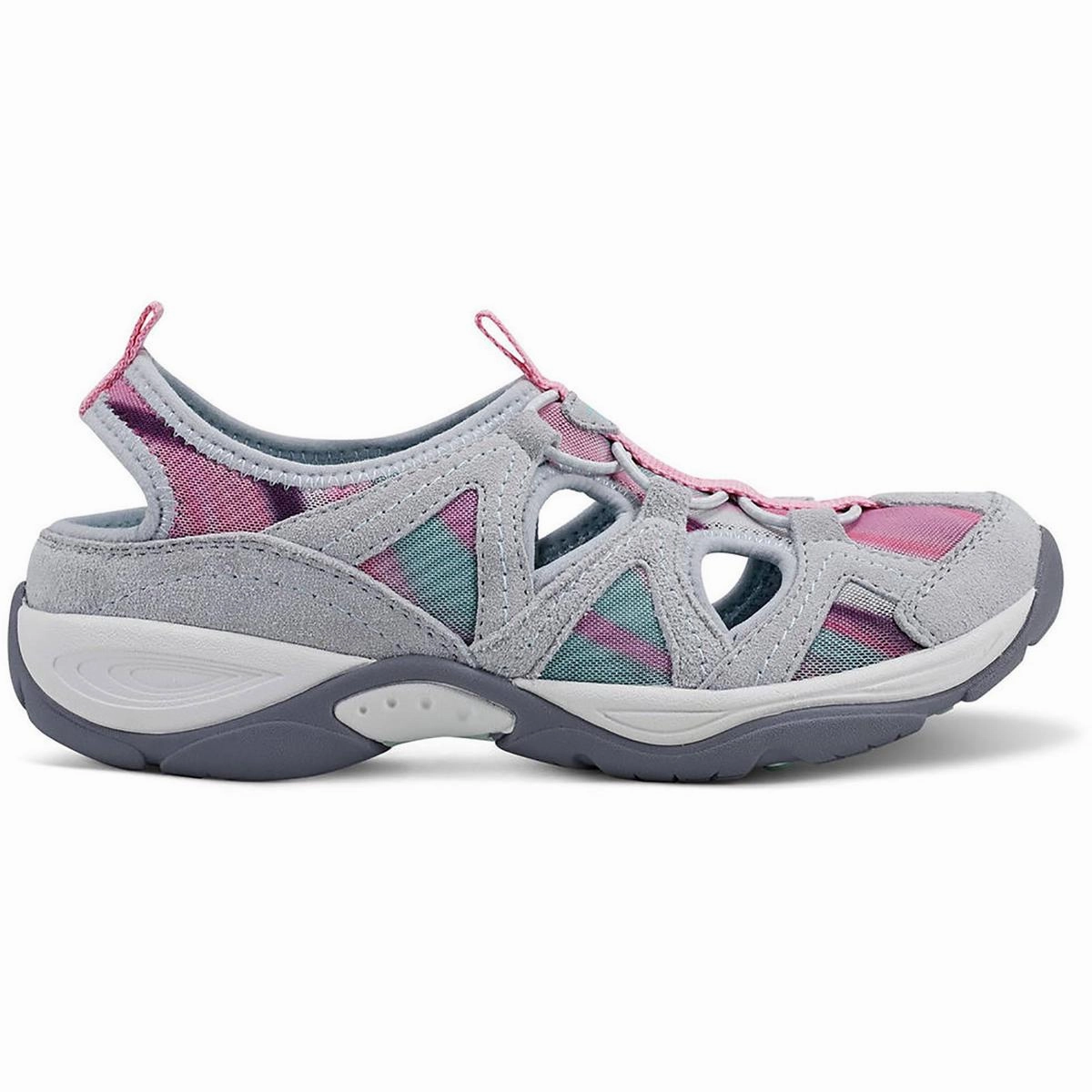 Earthen Womens Suede Mesh Walking Shoes