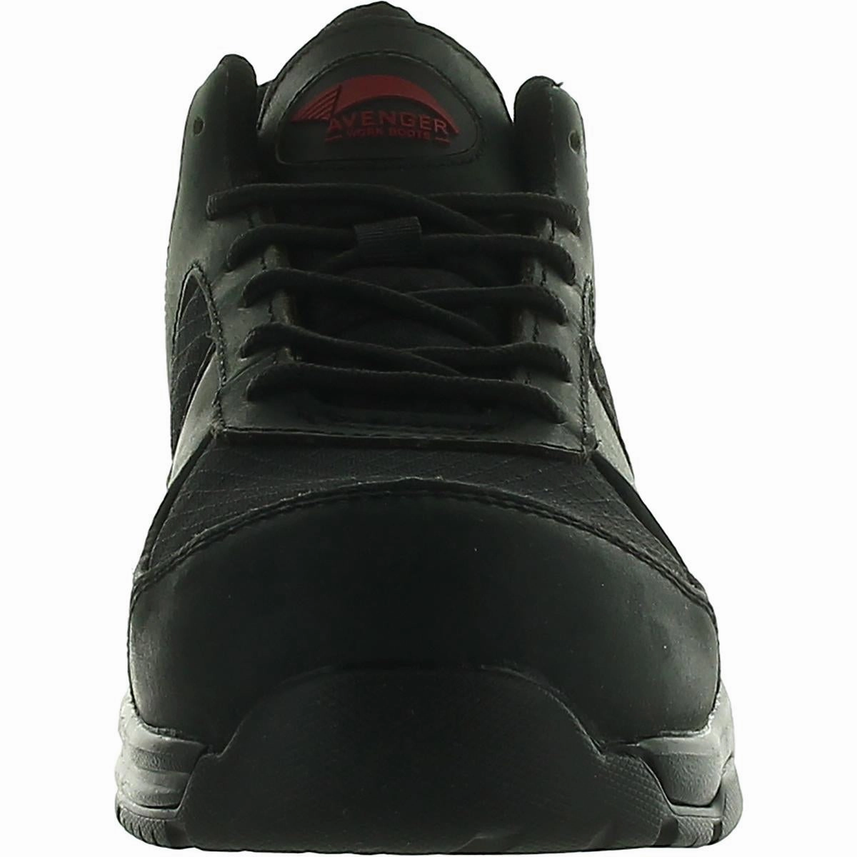 Edge Mens Leather Metal-Free Work & Safety Shoes