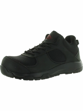 Edge Mens Leather Metal-Free Work & Safety Shoes Cheap Mens Athletic Sneakers
