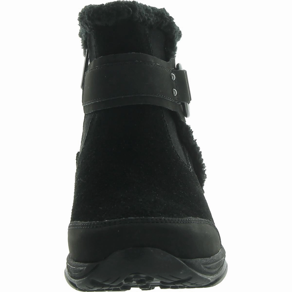 Elinor Womens Suede Faux Fur Lined Winter & Snow Boots