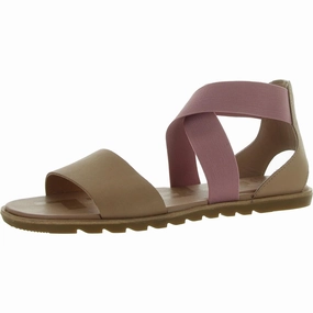 Ella II Womens Leather Slip On Strappy Sandals Online store for Womens Sandals