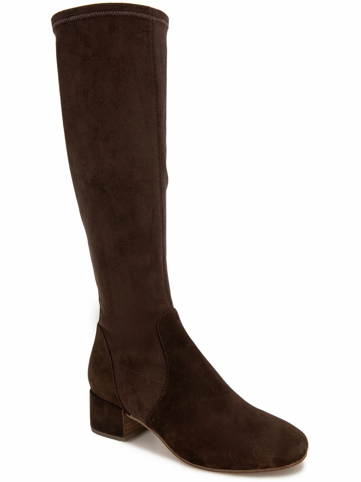 Ella Stretch Boot Womens Leather Tall Knee-High Boots Sale on Womens Trendy Boots