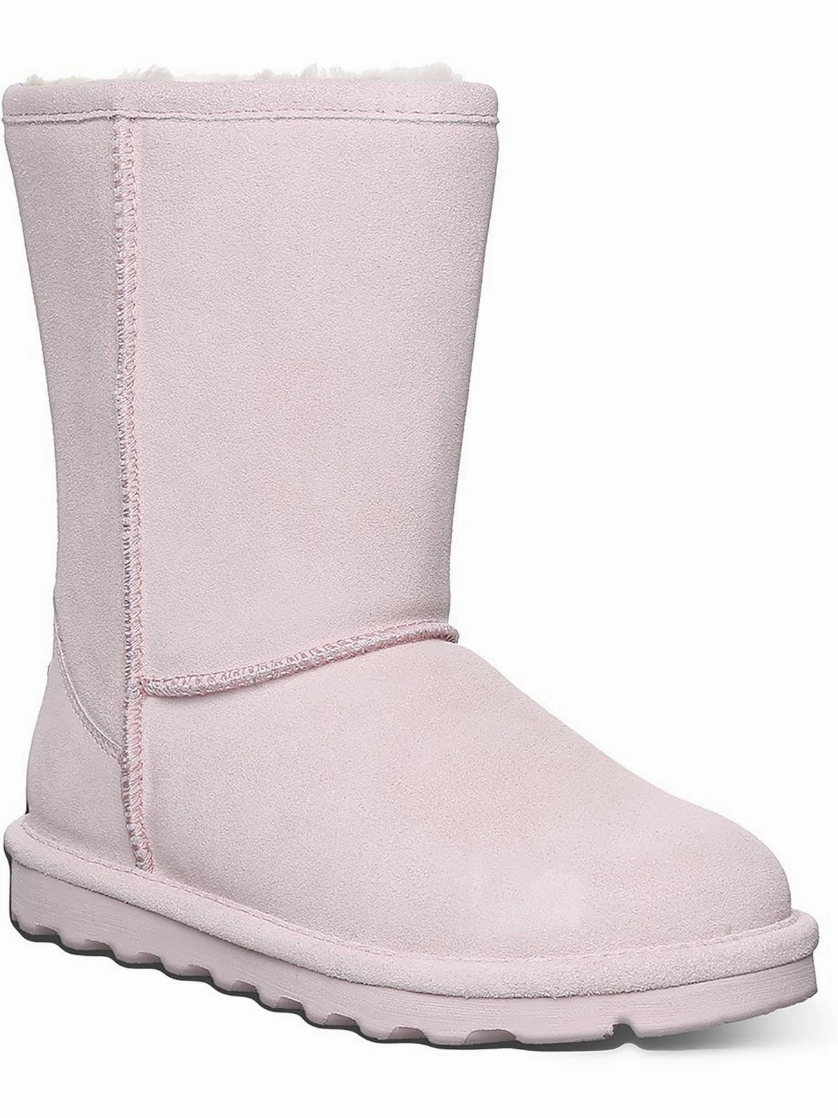 Elle Short Womens Suede Water Resistant Shearling Boots