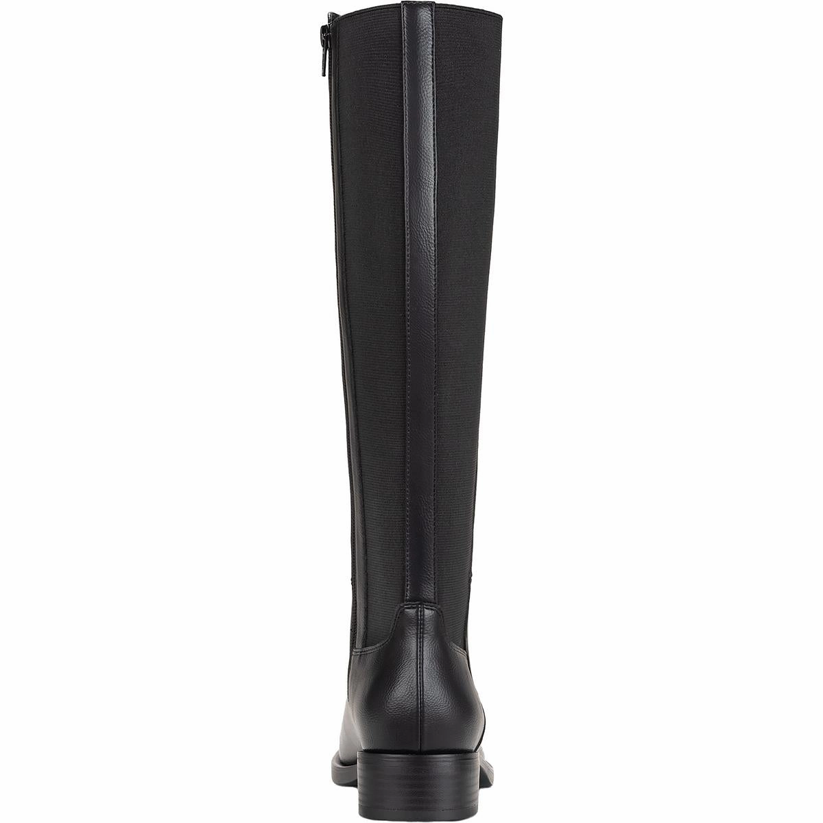 Eloise Womens Zip Up Slip On Knee-High Boots
