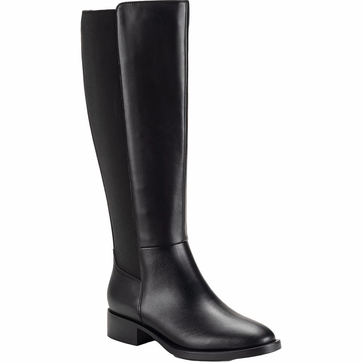 Eloise Womens Zip Up Slip On Knee-High Boots Cheap Womens Leather Boots